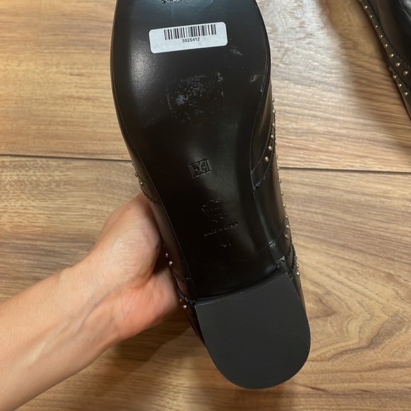 New Escada Pointed Toe Studded Loafer Shoe size 41 - Picture 8 of 8